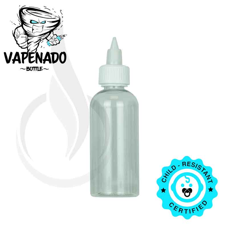 VAPENADO 120ml Bottle with White/Clear Cap(650/case)